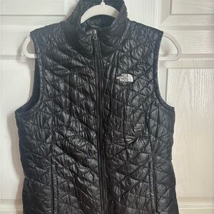 The North Face Black Quilted Vest